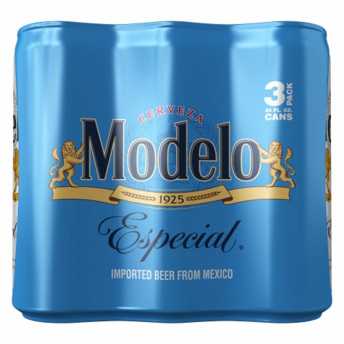 Modelo Especial Mexican Lager Import Beer Perspective: back