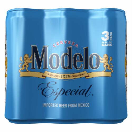 Modelo Especial Mexican Lager Import Beer Perspective: back