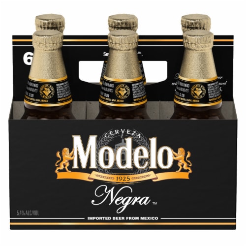 Modelo Negra Amber Lager Mexican Import Beer Perspective: back