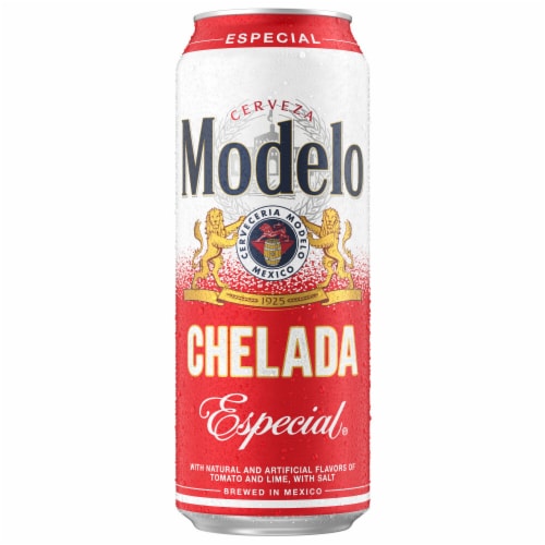 Modelo Chelada Especial Mexican Import Flavored Beer Perspective: back