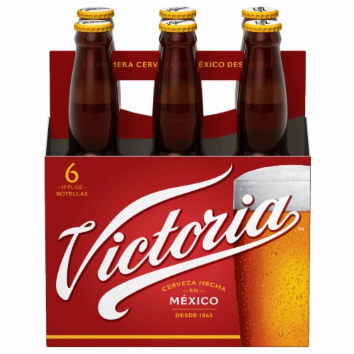 Victoria Amber Lager Mexican Beer Perspective: back