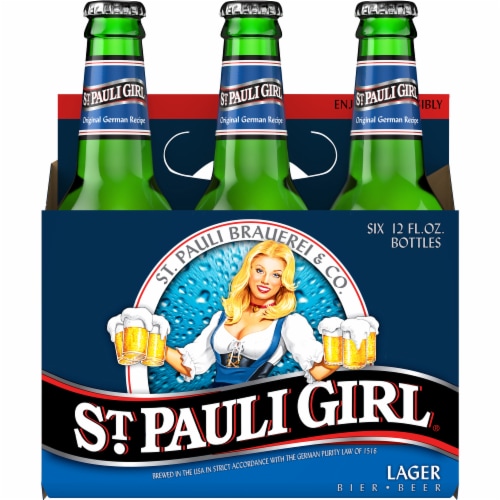 St. Pauli Girl Lager Beer Perspective: back