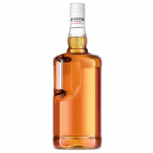 Jim Beam Peach Bourbon Whiskey Perspective: back