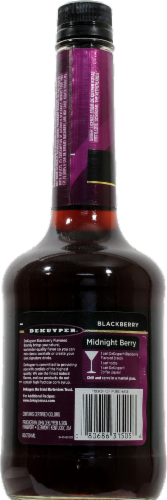 DeKuyper Blackberry Flavored Brandy Perspective: back