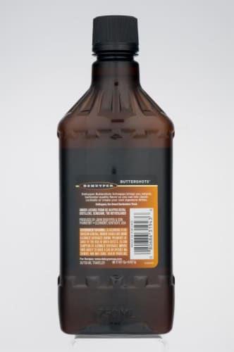 DeKuyper Buttershots Schnapps Liqueur Perspective: back