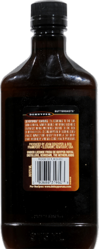 DeKuyper Buttershots Schnapps Liqueur Perspective: back