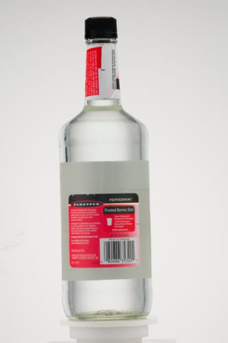 DeKuyper Peppermint Schnapps Liqueur Perspective: back