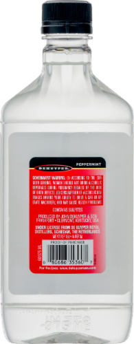DeKuyper Peppermint Schnapps Liqueur Perspective: back