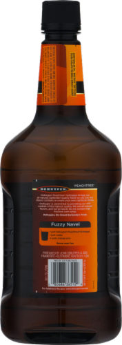 DeKuyper Peachtree Schnapps Liqueur Perspective: back