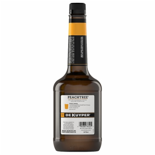 DeKuyper Peachtree Schnapps Liqueur Perspective: back