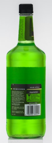 DeKuyper® Pucker Sour Apple Schnapps Liqueur Perspective: back