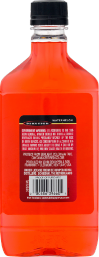DeKuyper Watermelon Pucker Liqueur Perspective: back