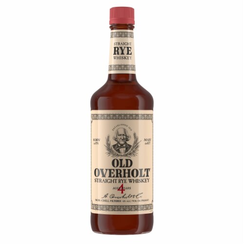 Old Overholt Straight Rye Whiskey Perspective: back