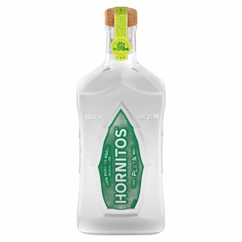 Hornitos Blanco Tequila Perspective: back