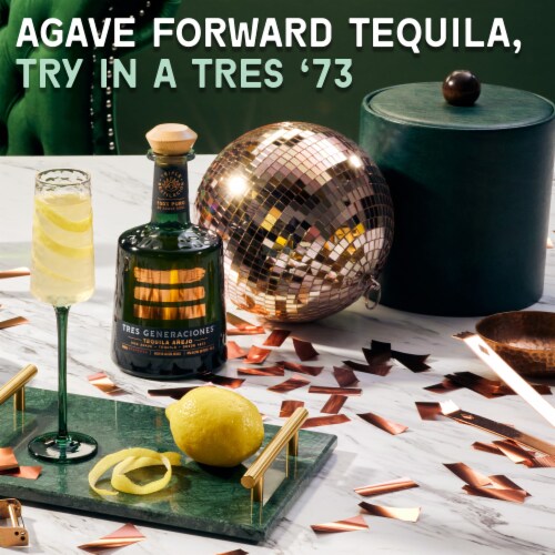 Tres Generaciones Añejo Tequila Perspective: back