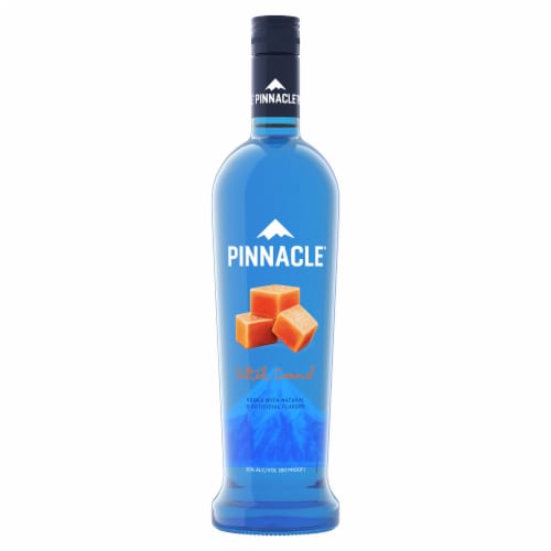 Pinnacle Salted Caramel Flavored Vodka Perspective: back