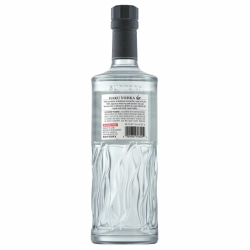 Haku Japanese Vodka Perspective: back