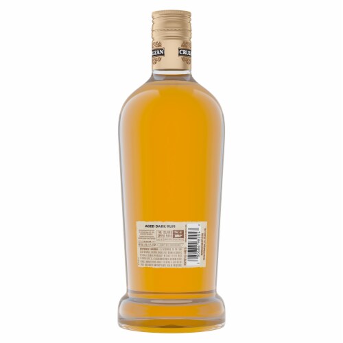 Cruzan Aged Dark Rum 1.75 L Perspective: back