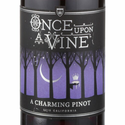 Once Upon A Vine A Charming Pinot Noir California Red Wine Perspective: back