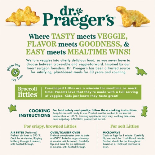 Dr. Praeger's® Frozen Gluten Free Broccoli Littles® Perspective: back