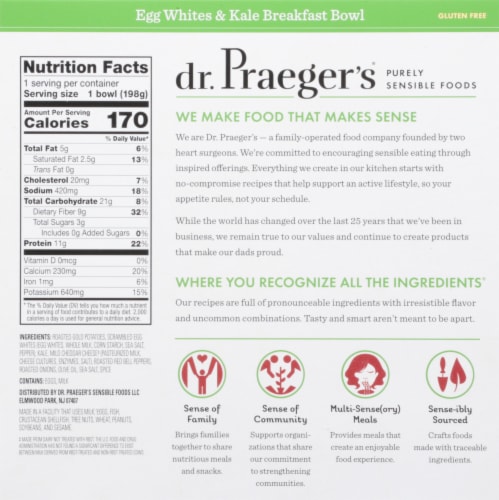 Dr. Praeger's® Egg Whites & Kale Breakfast Bowl Perspective: back