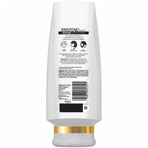 Pantene Pro-V Sheer Volume Conditioner Perspective: back