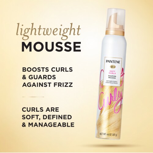 Pantene Soft Curls Shaping Mousse Perspective: back