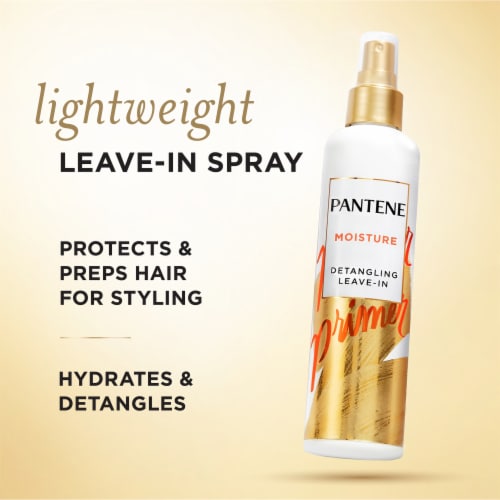 Pantene Moisturizing Leave In Conditioner Mist Perspective: back
