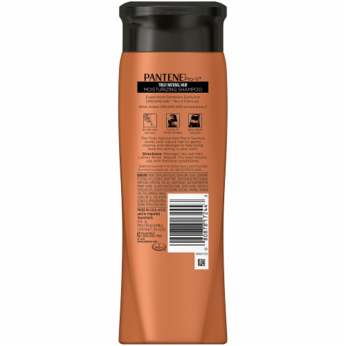 Pantene Pro-V Truly Natural Hair Moisturizing Shampoo Perspective: back
