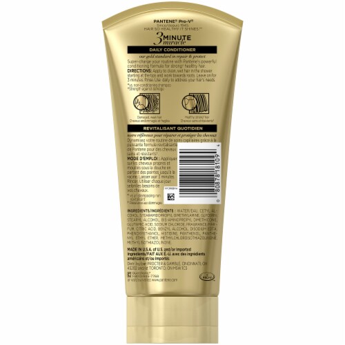 Pantene Pro-V 3 Minute Miracle Repair & Protect Deep Conditioner Perspective: back