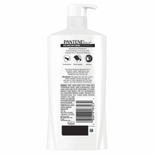 Pantene Pro-V Daily Moisture Renewal Shampoo Perspective: back