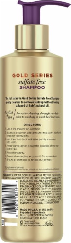 Pantene Gold Series Sulfate-Free Shampoo Perspective: back