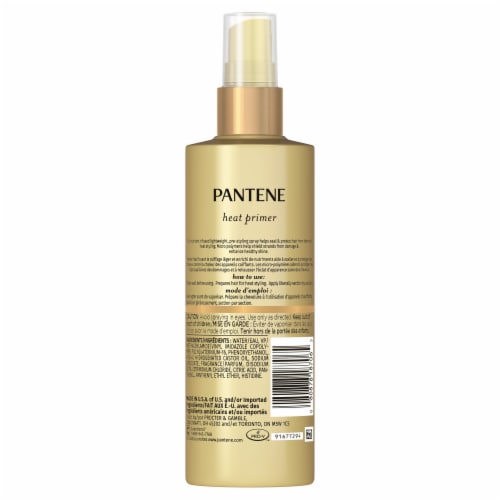 Pantene Pro-V Nutrient Boost Thermal Heat Protection Pre-Styling Heat Primer Spray Perspective: back
