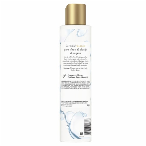 Pantene Pure Clean & Clarify Silicone Free Shampoo Perspective: back