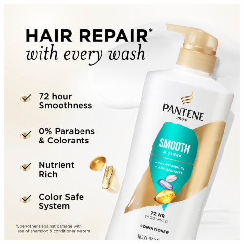 Pantene Smooth and Sleek Conditioner Perspective: back