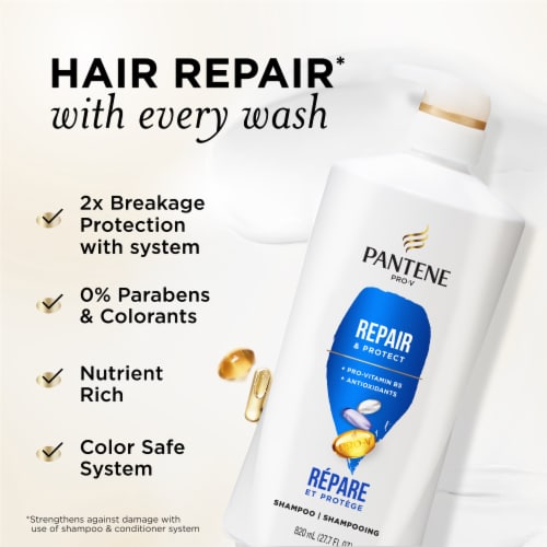 Pantene Repair and Protect Shampoo Perspective: back