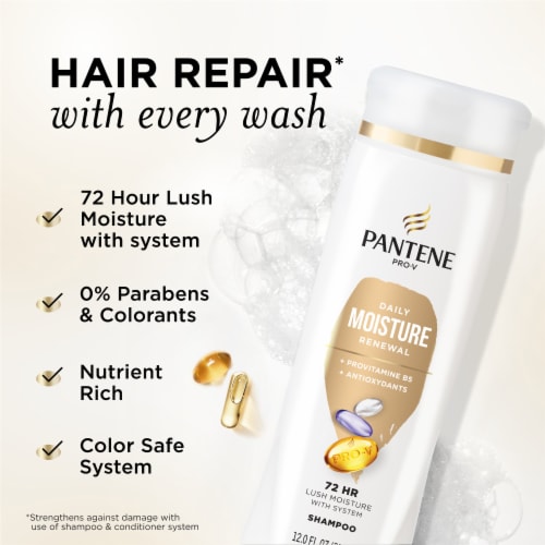 Pantene PRO-V Daily Moisture Renewal Shampoo Perspective: back