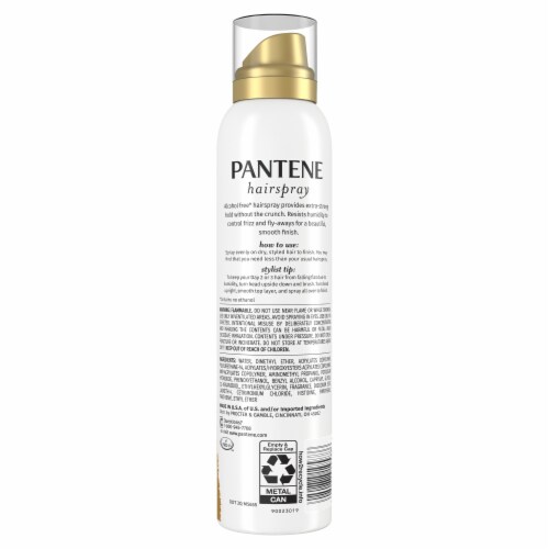 PANTENE Pro-V Extra Strong Hold Alcohol Free* Level 5 Hairspray Perspective: back