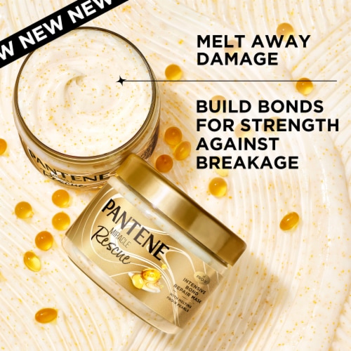 Pantene Miracle Rescue Intensive Bond Repair Mask with Melting Pro-V Pearls Perspective: back
