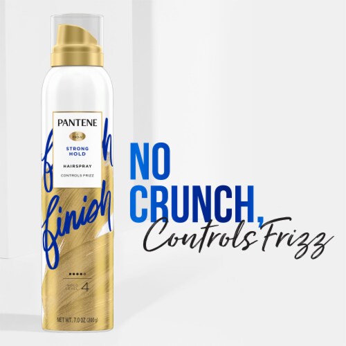Pantene Strong Hold Aerosol Hairspray, Level 4 Alcohol Free Perspective: back