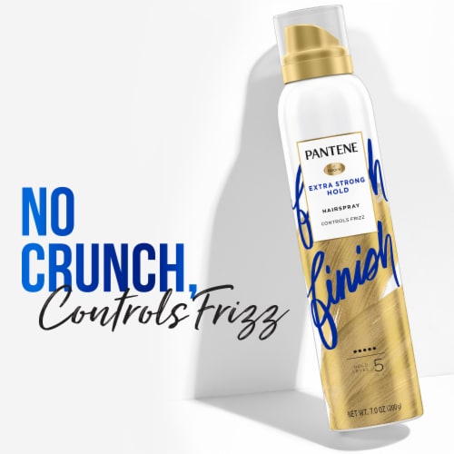 Pantene Extra Strong Hold Aerosol Hairspray, Level 5 Alcohol Free Perspective: back