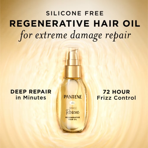 Pantene Miracle Rescue Regenerative Hair Oil Perspective: back