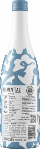 Elemental Pinot Grigio California White Wine Perspective: back