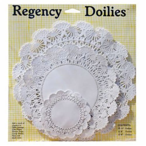 Regency™ Paper Doilies - White Perspective: back