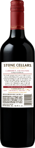 Stone Cellars California Cabernet Sauvignon Red Wine Perspective: back