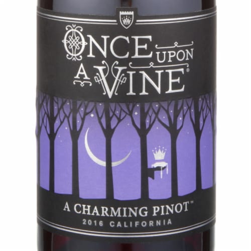 Once Upon A Vine A Charming Pinot Noir California Red Wine Perspective: back