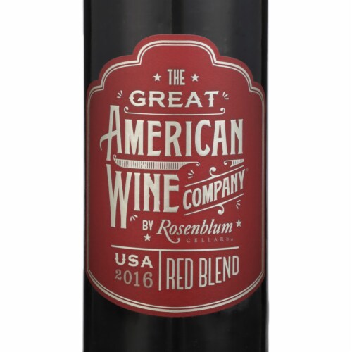 The Great American Wine Company Red Blend California Wine Perspective: back