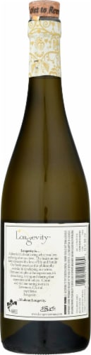 Longevity California Chardonnay White Wine Perspective: back