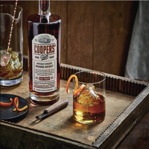 Coopers’ Craft Barrel Reserve Kentucky Straight Bourbon Whiskey Perspective: back