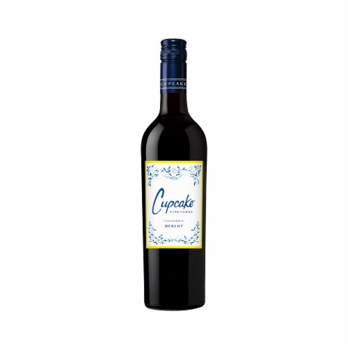 Cupcake Vineyards Merlot California Red Wine Perspective: back